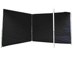 Komplet dwóch ścian do pawilonu PROFI 3 x 3 m - czarny