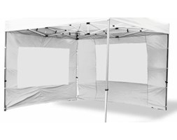 Komplet dwóch ścian do pawilonu PROFI 3 x 3 m - biały