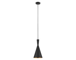Lampa wisząca Italux Pedro MDM-2361/1 zwis 1x60W E27 czarna/mosiądz