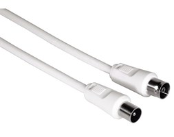 Kabel HAMA SAT 75dB biały 5m