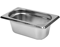POJEMNIK GASTRONOMICZNY ZE STALI NIERDZEWNEJ GN 1/9 65MM 0,6L Yato YG-00295