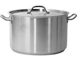 GARNEK NISKI Z POKRYWKĄ ZE STALI NIERDZEWNEJ 40x25CM 31,4L Yato YG-00045