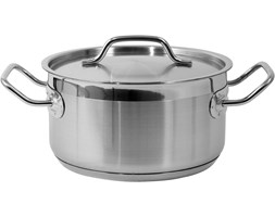 GARNEK NISKI Z POKRYWKĄ ZE STALI NIERDZEWNEJ 20x10,5CM 3,3L Yato YG-00040