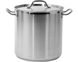 GARNEK WYSOKI Z POKRYWKĄ ZE STALI NIERDZEWNEJ 32x32CM 25,7L Yato YG-00006