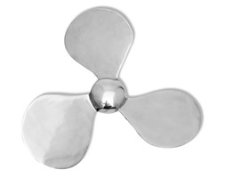 vidaXL Śruba napędowa łodzi, do dekoracji, aluminium, srebrne, 49 cm