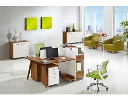 Nowoczesne biurko 2-stanowiskowe EVOLUTIO B305-2