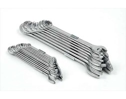 Klucze płasko-oczkowe 6-32mm, kpl.20szt. clip Vorel 51645