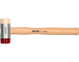Młotek blacharski 45mm, pu/nylon, trzonek hikora Yato YT-4633