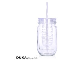 Słoik na napoje z sitkiem na owoce 450 ml