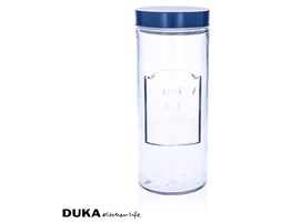 Słoik z metalową zakrętką 2000 ml granatowy