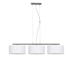 Lampa Wisząca z Abażurem Chrom