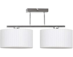 Elegancka Lampa Sufitowa Abażury Chrom