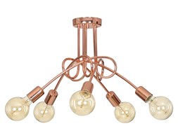 Oryginalna Lampa Loft Edison Miedziana Industrialna