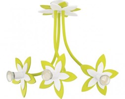 Plafon kwiatki lampa sufitowa Nowodvorski Flowers Green 3x35W GU10 zielony 6898