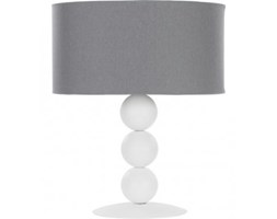 Lampa biurkowa lampka Nowodvorski Edith S 60W E27 biała/szara 6331