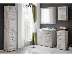 Lazienka.shop Prowansalskie meble łazienkowe z umywalką ceramiczną 85cm