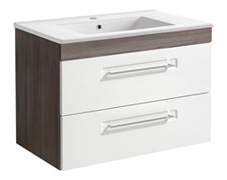 Lazienka.shop Szafka z umywalką Cosmo II 80cm Biały połysk