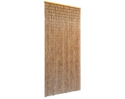 vidaXL Bambusowa kurtyna, zasłona na drzwi 90x200 cm