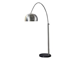 Lampa podłogowa Big Bow I chromowa szczotkowana