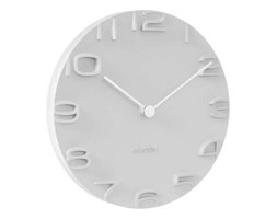 Zegar ścienny On The Edge White, 42 cm - KARLSSON - DECOSALON - Zakupy bez ryzyka
