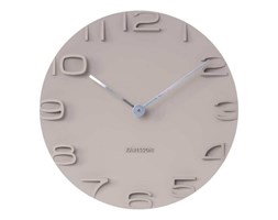 Zegar ścienny On The Edge Warm Grey, 42 cm - KARLSSON - DECOSALON - Zakupy bez ryzyka