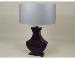 Lampka nocna IVETTE fioletowa 35x24x50cm - DECOSALON - Zakupy bez ryzyka