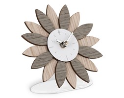 Zegar stołowy Exilis 547 GRA, szary - INCANTESIMO DESIGN - DECOSALON - Zakupy bez ryzyka