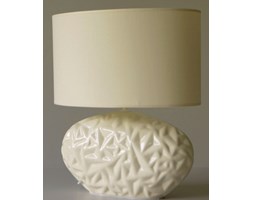 Lampka nocna CARMELITA CR 35x24x40cm, kremowa - DECOSALON - Zakupy bez ryzyka