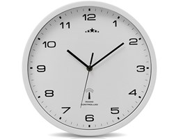 ZEGAR ŚCIENNY BIAŁY 31CM AUTOMATYCZNA ZMIANA CZASU