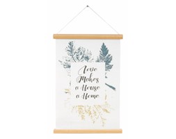Plakat Canvas Love Makes a Home