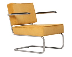 Krzesło Lounge RIDGE RIB ARM żółte