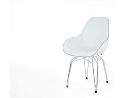 Krzesło DIAMOND CHROM DIMPLE TAILORED skóra