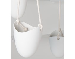 UNC doniczki wiszące ceramiczne z sznurem