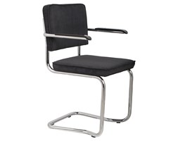 Fotel RIDGE KINK RIB czarny 7A
