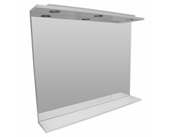 Lustro Alfa 95 cm białe