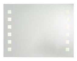 Lustro LED Cooke&Lewis Rozel z zegarem i bluetooth 60 x 80 cm