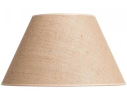 Abażur Belldeco - średnica 40 cm - juta ciemna