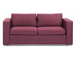 Sofa burgundowa trzyosobowa kanapa sofa tapicerowana HELSINKI