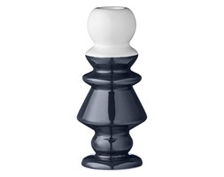 Bloomingville świecznik Porcelain granatowy