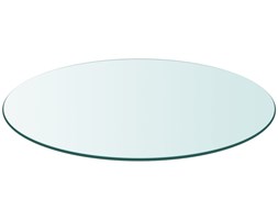 vidaXL Blat stołu szklany, okrągły 600 mm