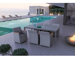 Zestaw ogrodowy TOLEDO - MERIDA teak grey