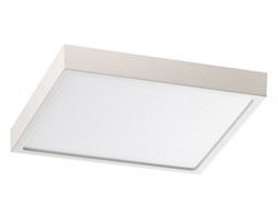 PP Design P 803/18W PLAFON BIAŁY NOWOCZESNA LAMPA SUFITOWA NATYNKOWA 19x19CM LED 18W 3000K 1380lm=100W WYS.2,3CM