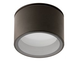 PP P 500 BK IP65 PLAFON NOWOCZESNA LAMPA SUFITOWA OPRAWA NATYNKOWA CZARNY GX53 LED IP65 HERMETYCZNY