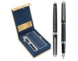 Zestaw Pióro Wieczne WATERMAN Hemisphere Black MatCT