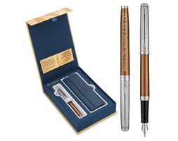 Zestaw Pióro Wieczne WATERMAN Hemisphere Brąz CT