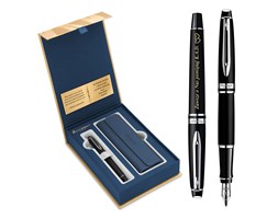 Zestaw Pióro Wieczne WATERMAN Expert Czarne MAT CT