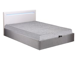 Łóżko tapicerowane LED Olivier 160x200 z pojemnikiem
