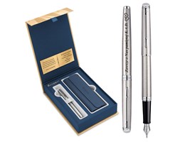Zestaw Pióro Wieczne WATERMAN Hemisphere Stalowe CT