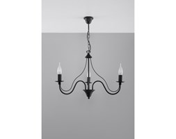 Żyrandol Sollux Lighting Minerwa 3 BK SL.0217