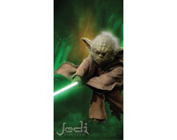 Jerry Fabrics Ręcznik Star Wars Yoda 75x150 cm